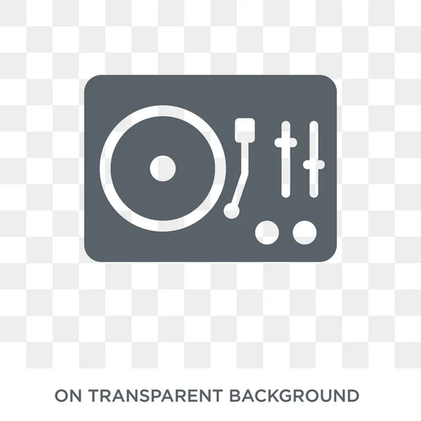 Turntable Icon Turntable Design Concept Collection Simple Element Vector Illustration — Stock Vector