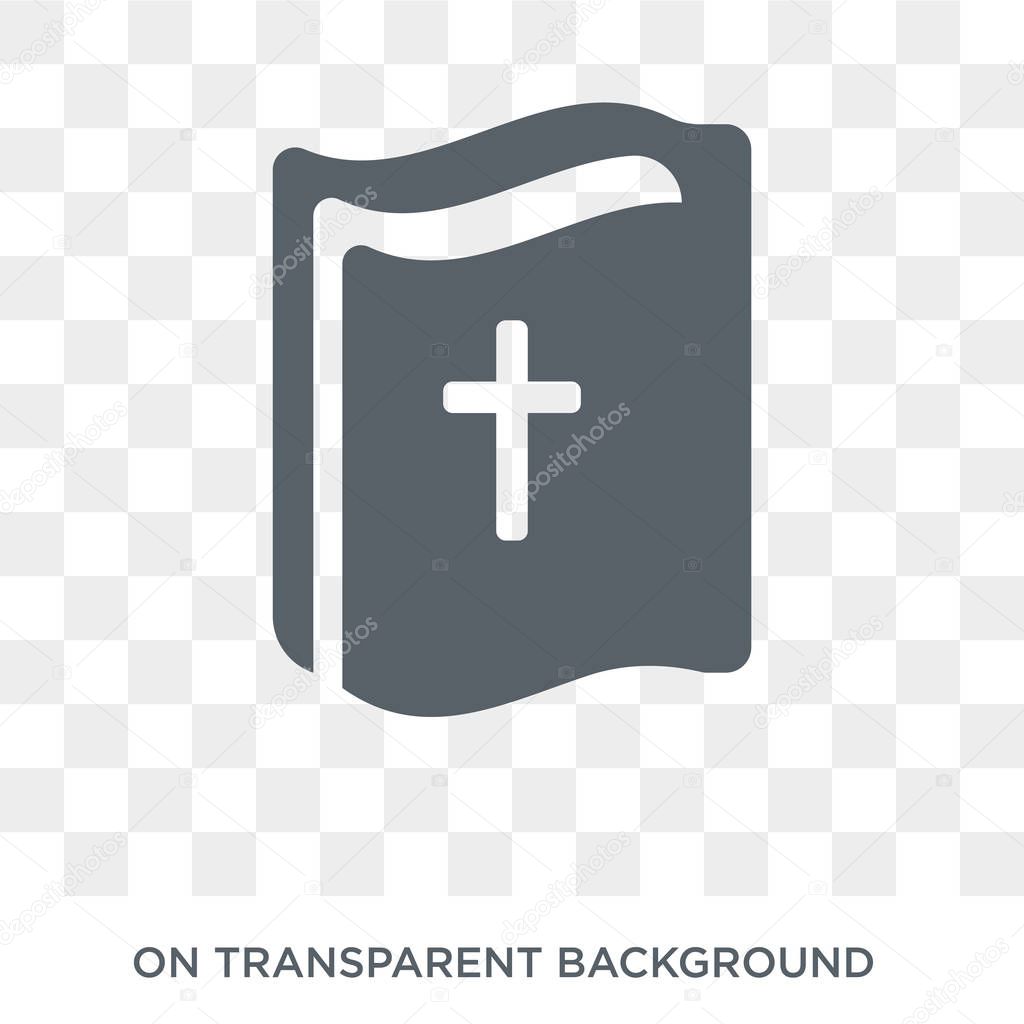 gospel icon. Trendy flat vector gospel icon on transparent background from Religion collection. High quality filled gospel symbol use for web and mobile