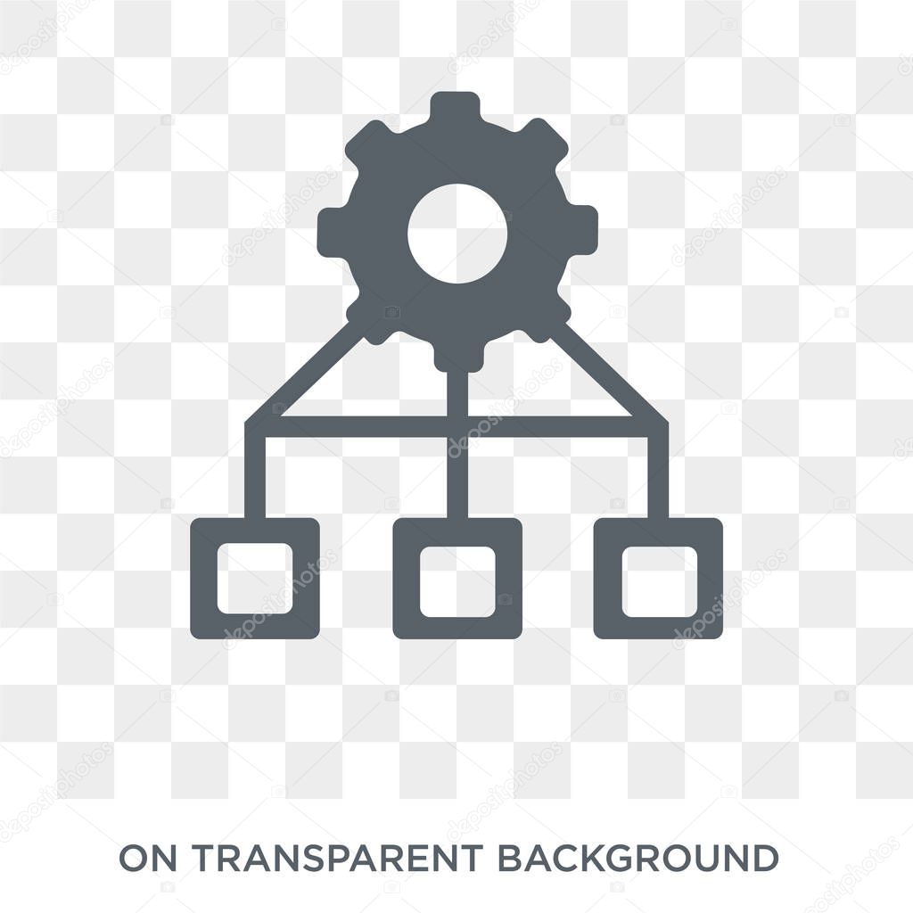 Workflow icon. Workflow design concept from  collection. Simple element vector illustration on transparent background.