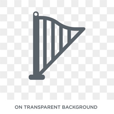 ARP simgesi. ARP tasarım konsepti müzik koleksiyonundan. Basit öğe vektör çizim şeffaf arka plan üzerinde.