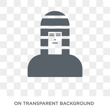 Sarcophagus icon. Sarcophagus design concept from  collection. Simple element vector illustration on transparent background.