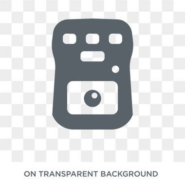 Kaydedici simgesi. Hukuk ve adalet koleksiyonundan şeffaf arka plan trendy düz vektör kaydedici simgesi. Kaydedici simge kullanımı web ve mobil için yüksek kaliteli dolu