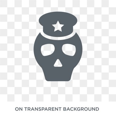 Skull Army icon. Skull Army design concept from Army collection. Simple element vector illustration on transparent background.