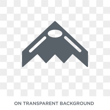 İhraç gizlilik simgesi. Stealth tasarım konsepti ordu koleksiyonundan. Basit öğe vektör çizim şeffaf arka plan üzerinde.