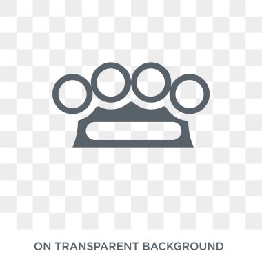 Parmak eklemi simgesi. Parmak eklemi tasarım konsepti ordu koleksiyonundan. Basit öğe vektör çizim şeffaf arka plan üzerinde.