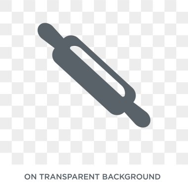Rolling pin icon. Rolling pin design concept from  collection. Simple element vector illustration on transparent background.