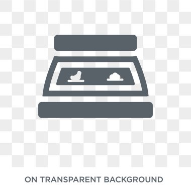 Bun ısıtıcı simgesi. Bun ısıtıcı tasarım konsepti mutfak koleksiyonundan. Basit öğe vektör çizim şeffaf arka plan üzerinde.