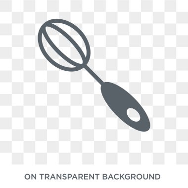 çırpıcı simgesi. çırpıcı tasarım konsepti mutfak koleksiyonundan. Basit öğe vektör çizim şeffaf arka plan üzerinde.