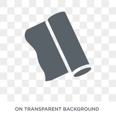 aluminum foil icon. aluminum foil design concept from Kitchen collection. Simple element vector illustration on transparent background.