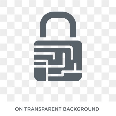 trafik şifreleme simgesi. Internet güvenlik ve ağ koleksiyonundan şeffaf arka plan trendy düz vektör trafik şifreleme simgesi. Dolu kaliteli trafik şifreleme simge kullanımı için