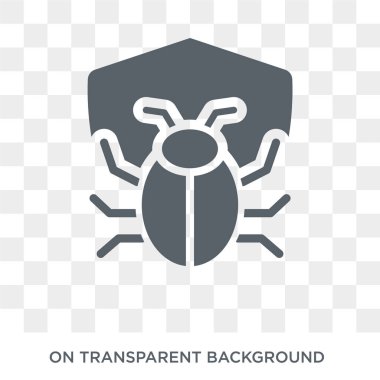 Kötü amaçlı yazılım simgesi. Trendy düz vektör Internet güvenlik ve ağ koleksiyonu şeffaf arka plan üstünde kutsal kişilerin resmi Malware. Yüksek kaliteli Malware simge kullanımı web ve mobil için dolu