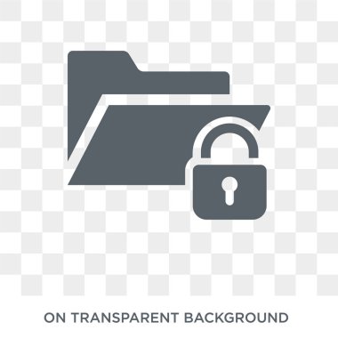 Dosya Güvenlik simgesi. Internet güvenlik ve ağ koleksiyonundan şeffaf arka plan trendy düz vektör dosya güvenlik simgesi. Dosya güvenlik simge kullanımı web ve mobil için yüksek kaliteli dolu