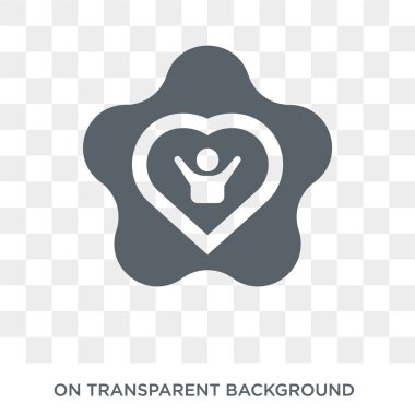 Sağlık simgesi. Trendy düz vektör sağlık sigortası koleksiyonundan şeffaf arka plan simgesi. Yüksek kaliteli sağlık simge kullanımı web ve mobil için dolu