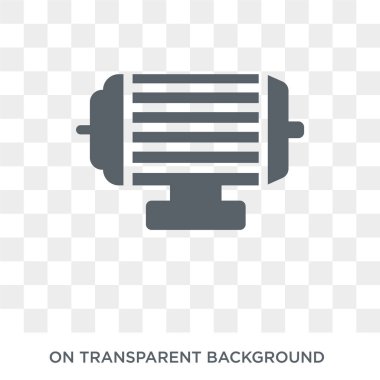 Simge pompa. Tasarım konsepti koleksiyonundan pompa. Basit öğe vektör çizim şeffaf arka plan üzerinde.