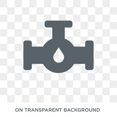 benzin boru simgesi. benzin boru tasarım konsepti sanayi koleksiyonundan. Basit öğe vektör çizim şeffaf arka plan üzerinde.