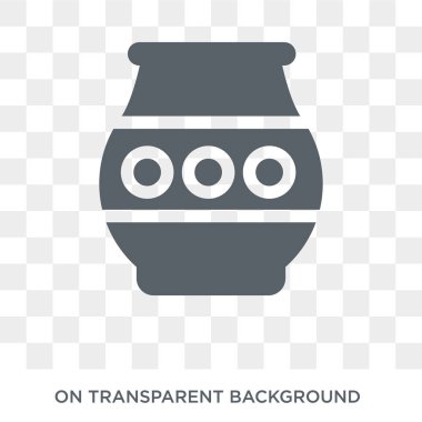 Ugadi simgesi. Hindistan koleksiyonundan şeffaf arka plan trendy düz vektör ugadi simgesi. Yüksek kaliteli dolu ugadi simge kullanımı için web ve hareket eden