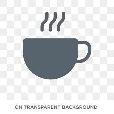 Hint çayı simgesi. Trendy düz vektör Hint çay simgesi Hindistan koleksiyonundan şeffaf arka plan. Hint çayı simge kullanımı web ve mobil için yüksek kaliteli dolu