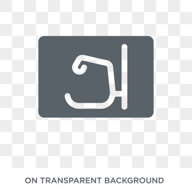 Bengalce simgesi. Hindistan koleksiyonundan şeffaf arka plan trendy düz vektör Bengalce simgesi. Bengalce simge kullanımı web ve mobil için yüksek kaliteli dolu