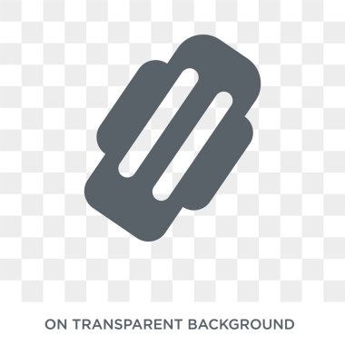 Sıhhi Peçete simgesi. Sıhhi Peçete tasarım konsepti koleksiyonundan. Basit öğe vektör çizim şeffaf arka plan üzerinde.