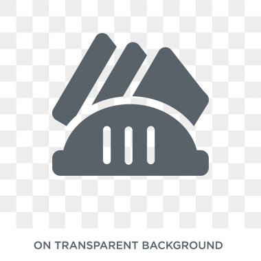 Peçete simgesi. Peçete tasarım konsepti koleksiyonundan. Basit öğe vektör çizim şeffaf arka plan üzerinde.