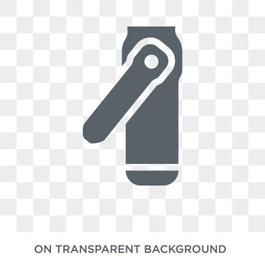 Tırnak makası simgesi. Tırnak makası tasarım konsepti koleksiyonundan. Basit öğe vektör çizim şeffaf arka plan üzerinde.