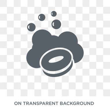 ter simgesi. köpük tasarım konsepti hijyen koleksiyonundan. Basit öğe vektör çizim şeffaf arka plan üzerinde.