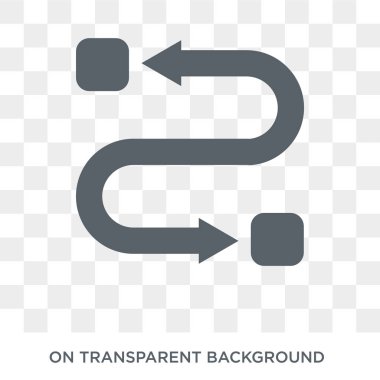 İşlem simgesi. İşlemi tasarım konsepti saat managemnet koleksiyonundan. Basit öğe vektör çizim şeffaf arka plan üzerinde.