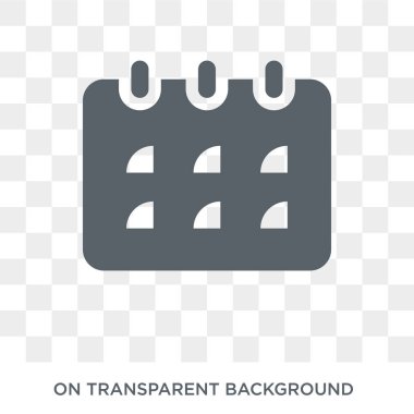 Tarih simgesi. Time managemnet koleksiyonundan tarih tasarım konsepti. Saydam arka planda basit eleman vektör çizimi.