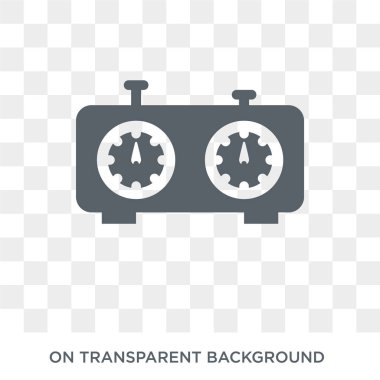 Chess clock icon. Chess clock design concept from Time managemnet collection. Simple element vector illustration on transparent background.