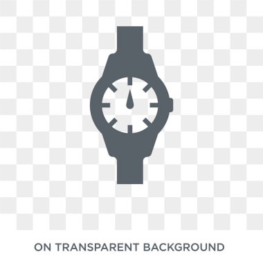 Saat simgesi. Tasarım konsepti saat managemnet koleksiyonundan dikkat et. Basit öğe vektör çizim şeffaf arka plan üzerinde.