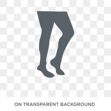 Kedi ayak simgesi. Trendy düz vektör insan vücut parçaları koleksiyonundan şeffaf arka plan üstünde kutsal kişilerin resmi kedi ayak. Kaliteli kedi ayak simge kullanımı web ve mobil için dolu