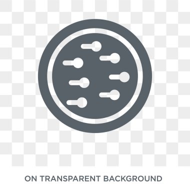 Bazofil simgesi. Trendy düz vektör insan vücut parçaları koleksiyonundan şeffaf arka plan üstünde kutsal kişilerin resmi bazofil. Bazofil simge kullanımı web ve mobil için yüksek kaliteli dolu