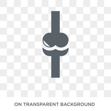 Top diz simgesi gibi. Trendy düz vektör insan vücut parçaları koleksiyonundan şeffaf arka plan üzerinde diz simgesinin topu. Yüksek kaliteli diz simge kullanımı için web ve hareket eden bir dolu