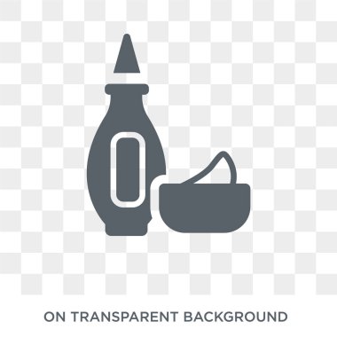 Soslar simgesi. Soslar Restoran koleksiyonundan kavram tasarlayın. Basit öğe vektör çizim şeffaf arka plan üzerinde.