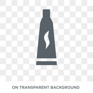 Merhem simgesi. Sağlık ve tıp koleksiyonundan şeffaf arka plan trendy düz vektör merhem simgesi. Yüksek kaliteli web ve mobil için merhem sembolü kullanın dolu