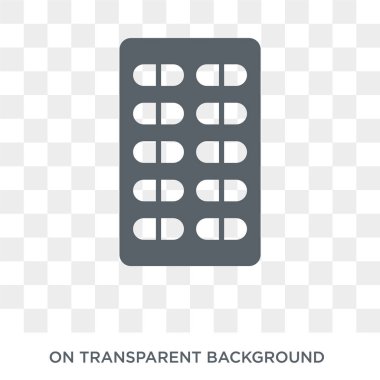 Tıbbi şerit simgesi. Trendy düz vektör tıbbi şerit simgesi sağlık ve tıp koleksiyonundan şeffaf arka plan. Yüksek kaliteli tıbbi Şerit simge kullanımı web ve mobil için dolu