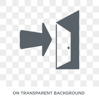 geçiş simgesi. Mimari ve Seyahat koleksiyonundan saydam arka plan üzerinde trendy düz vektör pasaj simgesi. Web ve mobil cihazlar için yüksek kaliteli dolu geçiş sembolü kullanımı