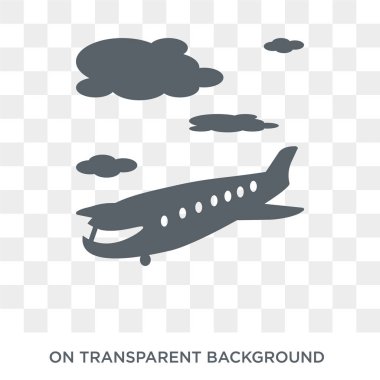 Gidiş simgesi. Trendy düz vektör mimarisi ve seyahat koleksiyonundan şeffaf arka plan üstünde kutsal kişilerin resmi gidiş. Yüksek kaliteli gidiş simge kullanımı web ve mobil için dolu