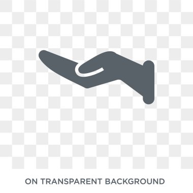 Yatay el simgesi. Trendy düz vektör yatay el simgesi elleri ve guestures koleksiyonundan şeffaf arka plan üzerinde. Yatay el simge kullanımı web ve mobil için yüksek kaliteli dolu