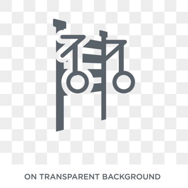 İsveçli duvar simgesi. Trendy düz vektör spor salonu ve fitness koleksiyonundan şeffaf arka plan üstünde kutsal kişilerin resmi İsveç duvar. Yüksek kalite İsveççe duvar simge kullanımı web ve mobil için dolu