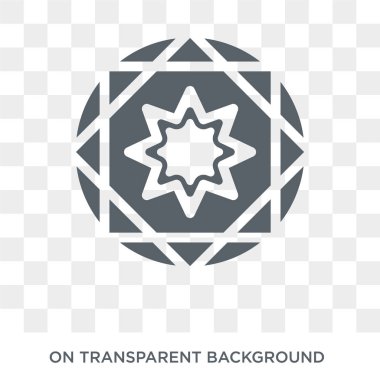 Sri yantra simgesi. Sri yantra tasarım konsepti geometri koleksiyonundan. Basit öğe vektör çizim şeffaf arka plan üzerinde.