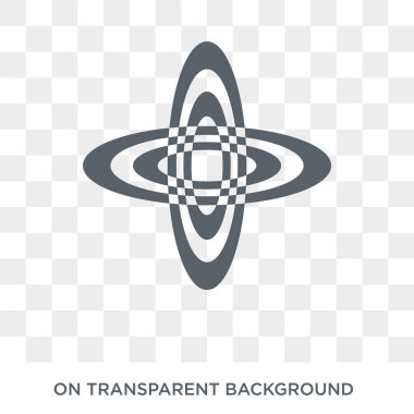 Altıgen simgesi. Altıgen tasarım konsepti geometri koleksiyonundan. Basit öğe vektör çizim şeffaf arka plan üzerinde.