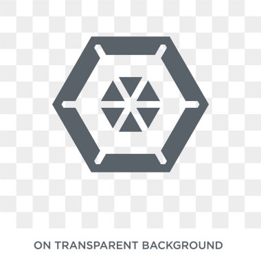 Küçük üçgen simgesini çift kişilik altıgen. Çift Kişilik altıgen küçük üçgenler tasarım konseptinin geometri koleksiyonundan. Basit öğe vektör çizim şeffaf arka plan üzerinde.