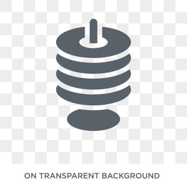 Disk icon. Disk design concept from Geometry collection. Simple element vector illustration on transparent background.