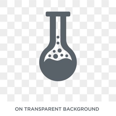 kimyasal laboratuvar simgesi. Genel koleksiyon şeffaf arka plan trendy düz vektör kimyasal laboratuvar simgesi. Yüksek kaliteli kimyasal laboratuvar simge kullanımı web ve mobil için dolu