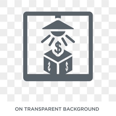 business incubator icon. Trendy flat vector business incubator icon on transparent background from general  collection. High quality filled business incubator symbol use for web and mobile