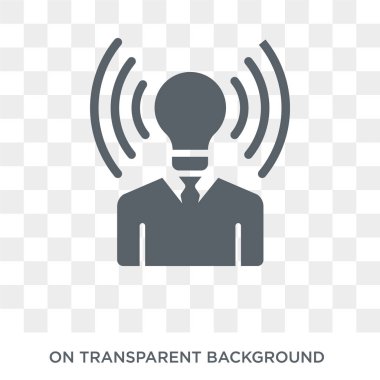 brand awareness icon. Trendy flat vector brand awareness icon on transparent background from general  collection. High quality filled brand awareness symbol use for web and mobile