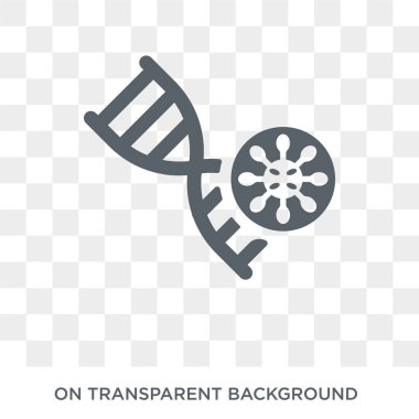 Biyo teknoloji simgesi. Trendy düz vektör biyo teknoloji simgesi genel koleksiyonundan şeffaf arka plan. Yüksek kaliteli dolu biyo teknoloji simge kullanımı için web ve hareket eden