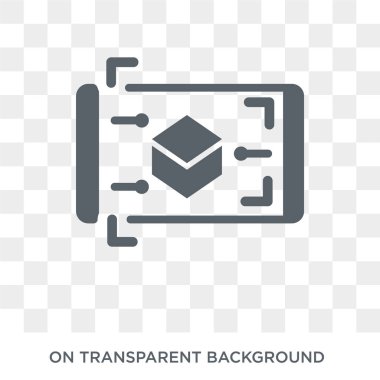 AR sunma kutsal kişilerin resmi. Trendy düz vektör ar sunu simgesi genel koleksiyonundan şeffaf arka plan. Yüksek kaliteli dolu ar sunu simge kullanımı için web ve hareket eden