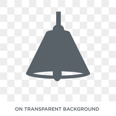 Lambalar simgesi. Lambalar mobilya ve ev koleksiyonu kavram tasarlayın. Basit öğe vektör çizim şeffaf arka plan üzerinde.